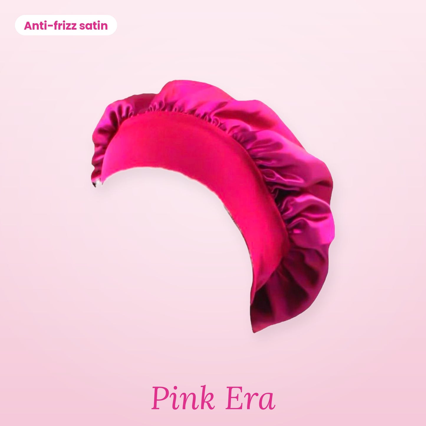 Pink Era Satin Sleep Bonnet (Pink)
